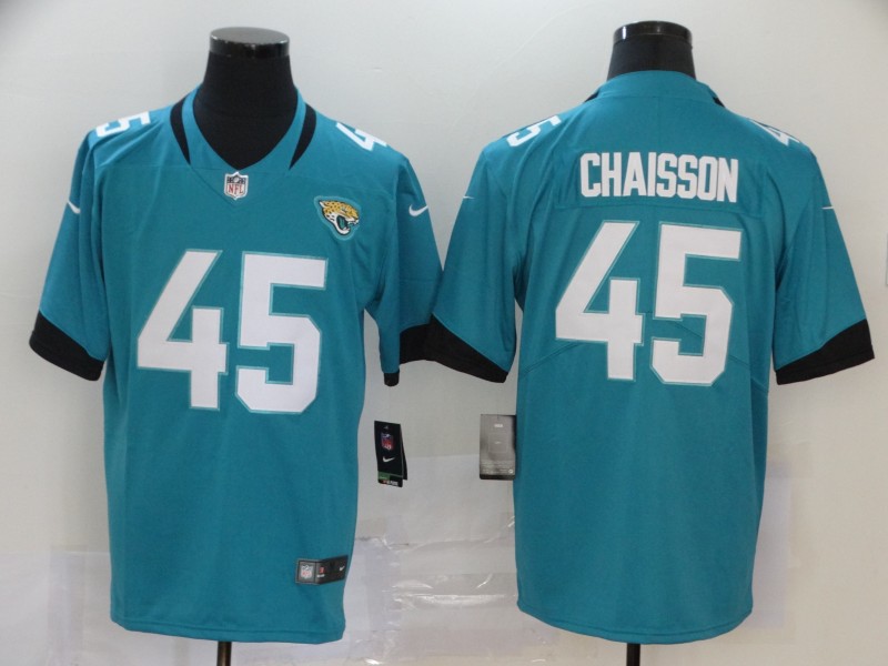 Men's Jacksonville Jaguars K'Lavon Chaisson #45 Teal Jersey